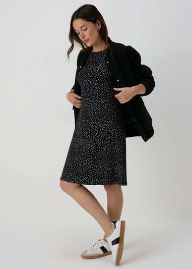 Black Spot Mini Dress