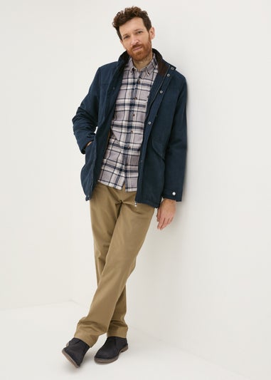 Lincoln Grey Grindle Check Shirt