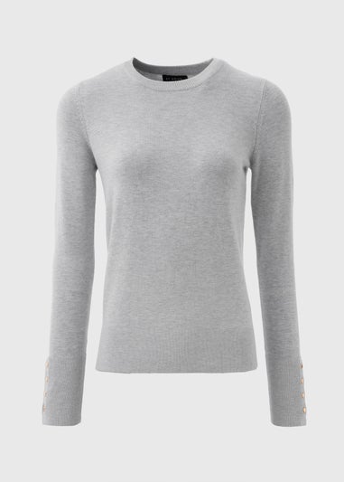 Et Vous Grey Gauge Jumper