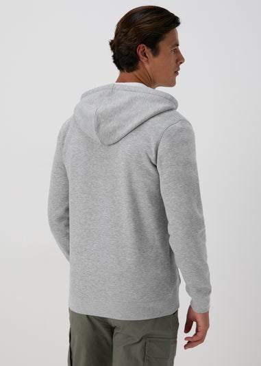 Grey Zip Up Hoodie