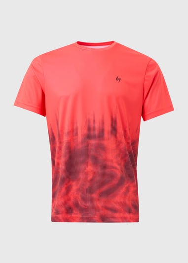 Souluxe Coral Dip Dye T-Shirt