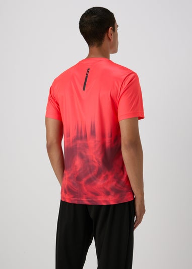 Souluxe Coral Dip Dye T-Shirt