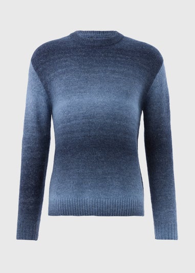 Blue Ombre Knit Jumper