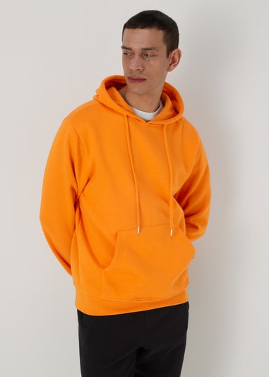 Orange Pull On Hoodie