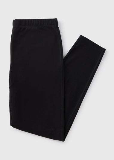 Black Lightweight Long Thermal Bottoms