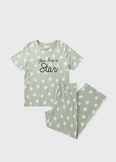 Green Star Pyjama Set