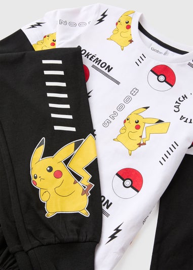 Pokemon Boys Black Pyjama Set (4-12yrs)