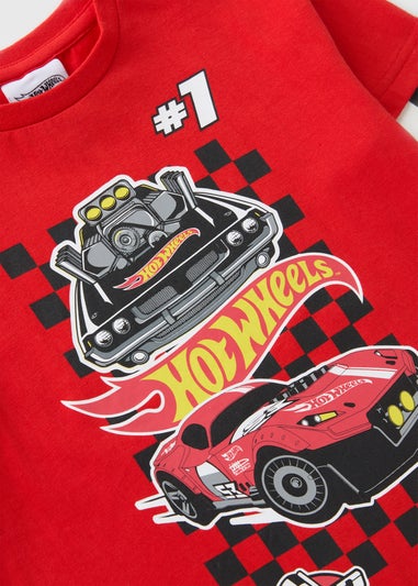 Hot Wheels Boys Red Long Sleeve Top (1-7yrs)