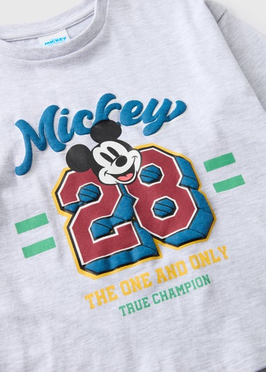 Disney Kids Grey Mickey Mouse T-Shirt (1-7yrs)