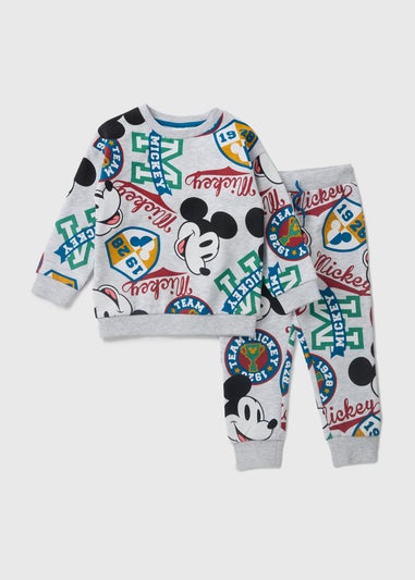 Disney Kids Grey Sweatshirt & Jogging Bottoms Set (1-7yrs)