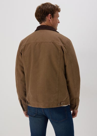 Tan Cord Canvas Jacket