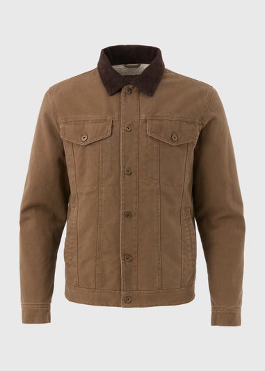 Tan Cord Canvas Jacket