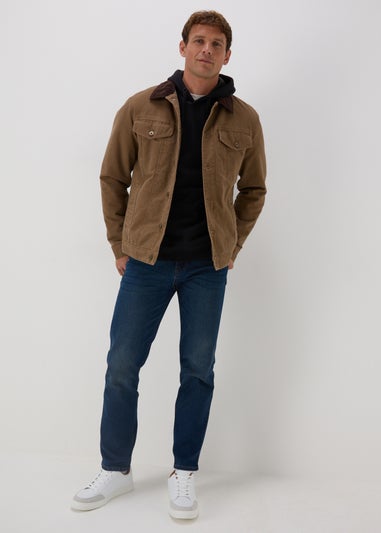 Tan Cord Canvas Jacket