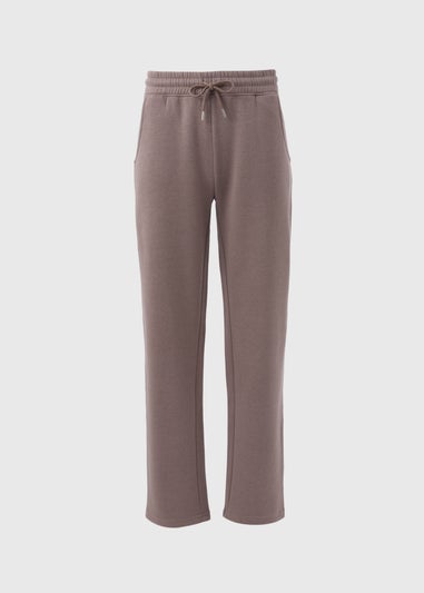 Brown Straight Jogging Bottoms