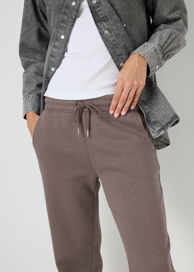 Brown Straight Jogging Bottoms