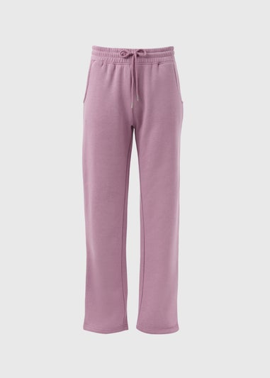 Purple Straight Jogging Bottoms