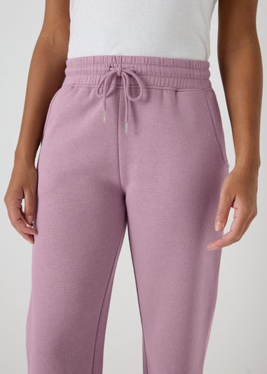 Purple Straight Jogging Bottoms