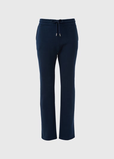 Navy Straight Jogging Bottoms