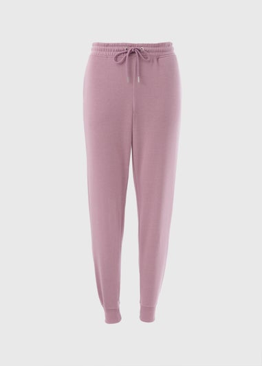 Purple Tapered Leg Jogging Bottoms