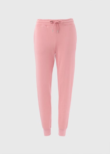 Pink Tapered Leg Jogging Bottoms