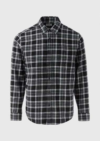 Black Check Flannel Shirt