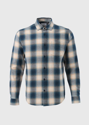 Blue Check Flannel Shirt