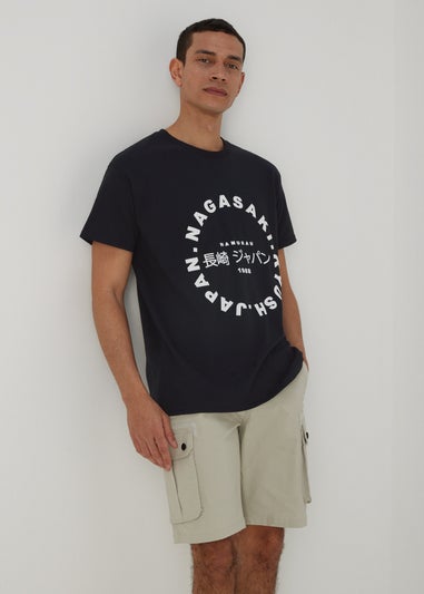 Black Nagasaki Logo T-Shirt