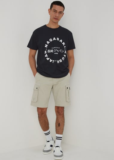 Black Nagasaki Logo T-Shirt