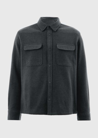 Charcoal Plain Over Shirt