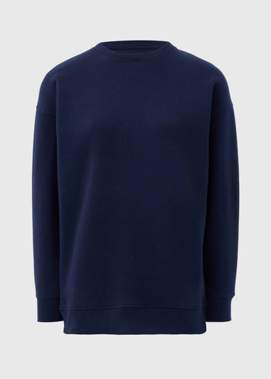 Navy Longline Sweatshirt