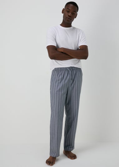 Grey Stripe Pyjama Bottoms