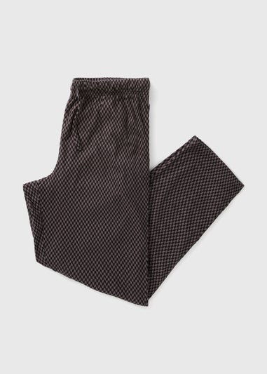 Brown Herringbone Pyjama Bottoms