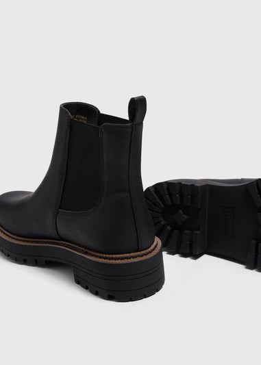 Soleflex Black Chelsea Boots