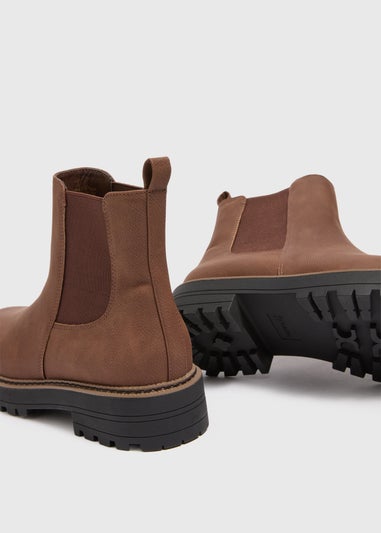 Soleflex Brown Chelsea Boots