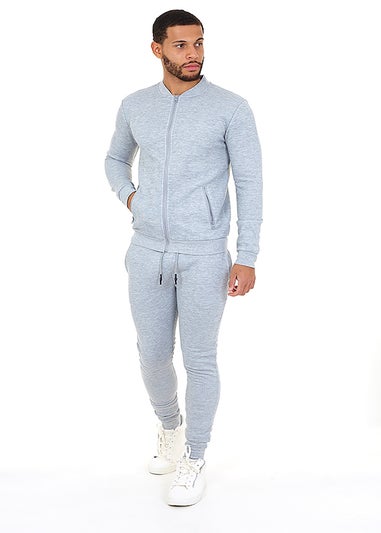 Brave Soul Grey Slim Fit Tracksuit