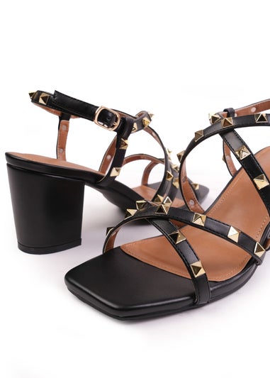 MK Michael Kors NWB Wren Heeled Studded Gladiator Sandals Size 8 | eBay