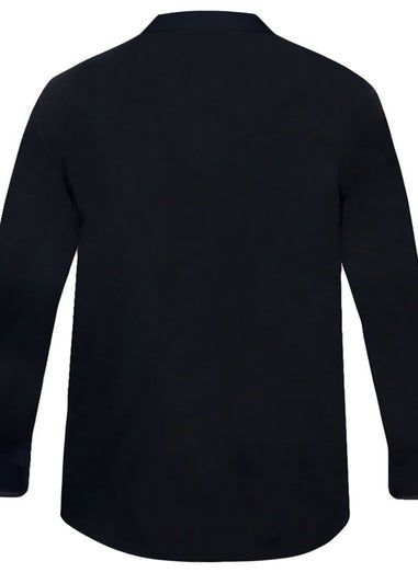 Duke Black Corbin Kingsize Long Sleeve Classic Regular Shirt