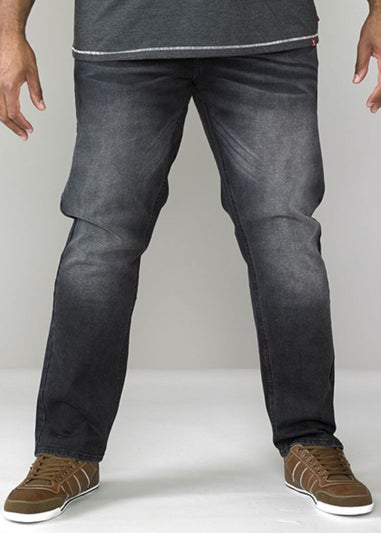 Duke Grey Benson Kingsize Stretch Tapered Jeans