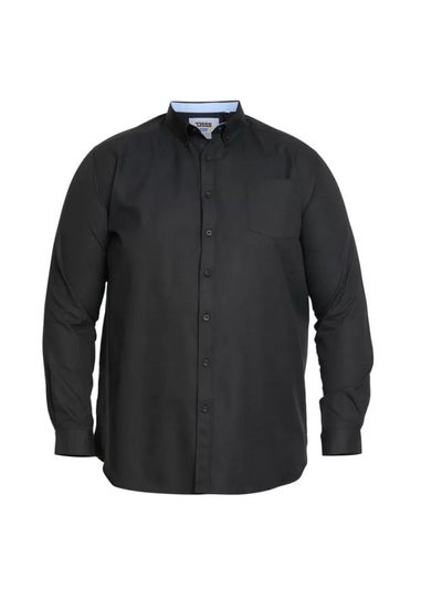 Duke Black Richard Oxford Kingsize Long-Sleeved Shirt