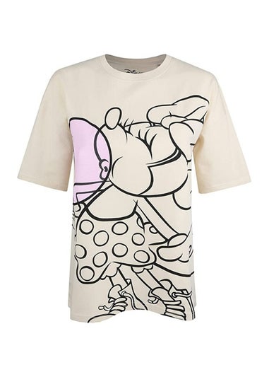 Disney Sand Minnie Mouse Bubblegum Slouch T-Shirt