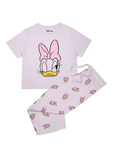 Disney Pink Wakey Wakey Daisy Duck Pyjama Set