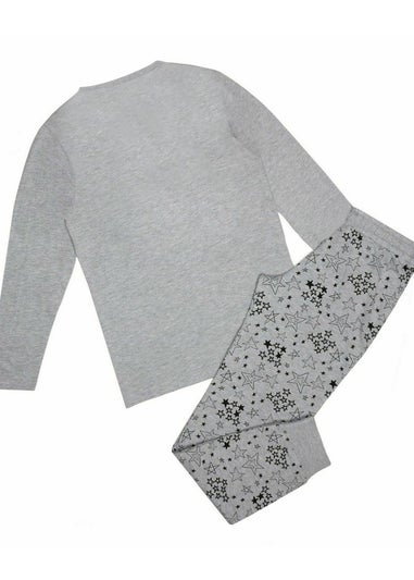 Disney Black/Grey Minnie Mouse Smile Long Pyjama Set