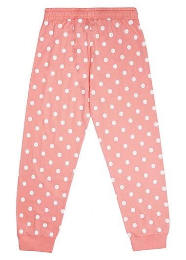 Disney Grey/Pink Mickey & Minnie Mouse Long Pyjama Set