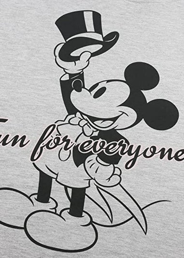 Disney Grey Showtime Fun For Everyone Mickey Mouse Sweatshirt