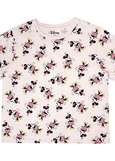 Disney Cream Jazz Minnie Mouse All-Over Print Long Pyjama Set