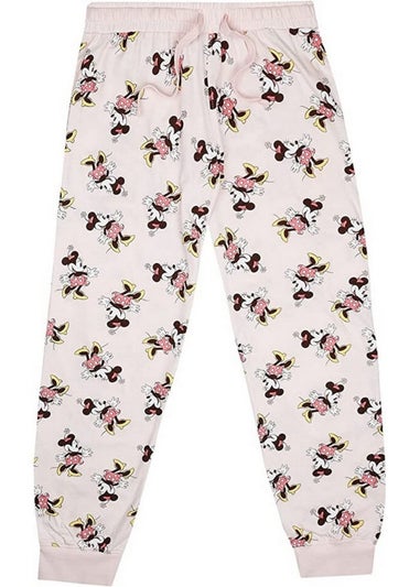 Disney Cream Jazz Minnie Mouse All-Over Print Long Pyjama Set
