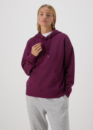 Burgundy Basic Hoodie