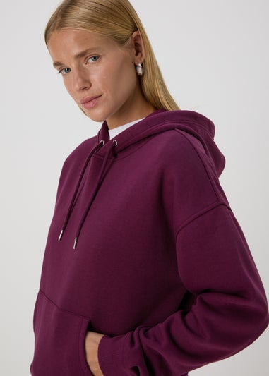 Burgundy Basic Hoodie