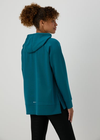 Souluxe Teal Longline Hoodie