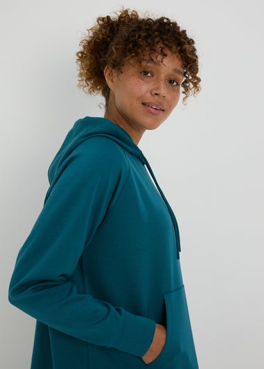 Souluxe Teal Longline Hoodie